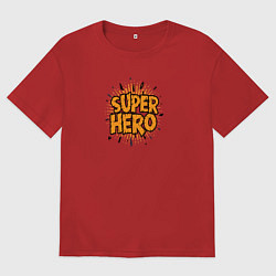 Мужская футболка оверсайз Энергия супергероя