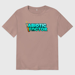 Футболка оверсайз мужская Abiotic Factor, цвет: пыльно-розовый