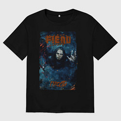 Футболка оверсайз мужская FIEND - Прости, цвет: черный