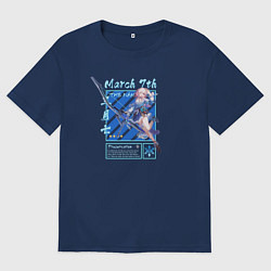 Мужская футболка оверсайз Март 7 - Хонкай Стар Рейл