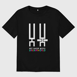 Мужская футболка оверсайз Pet Shop Boys - Dreamworld