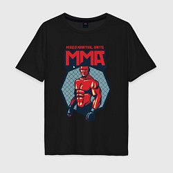 Мужская футболка оверсайз MMA warrior