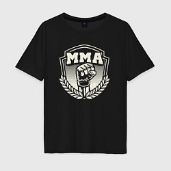 Мужская футболка оверсайз Кулак MMA