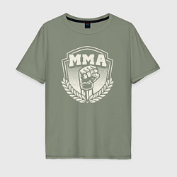 Мужская футболка оверсайз Кулак MMA