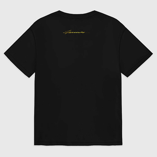 Мужская футболка оверсайз Kill the Reaper - Black / Черный – фото 2