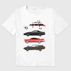 Мужская футболка оверсайз Машины киногерои