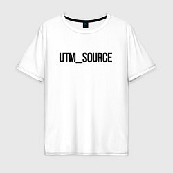 Мужская футболка оверсайз Utm source