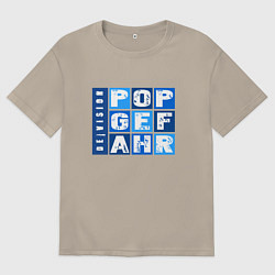 Мужская футболка оверсайз Devision - Popgefahr shirt