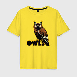 Мужская футболка оверсайз Owls