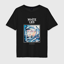 Футболка оверсайз мужская White Lies - Big TV new merch, цвет: черный