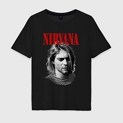 Мужская футболка оверсайз Nirvana kurt donald cobain