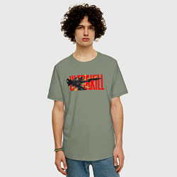 Футболка оверсайз мужская Ultrakill, цвет: авокадо — фото 2