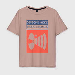 Мужская футболка оверсайз Depeche Mode - Music for the masses merch