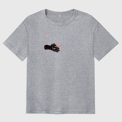 Футболка оверсайз мужская The elder picture of death, Choso, цвет: меланж