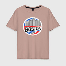 Мужская футболка оверсайз City Boston