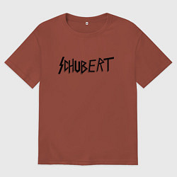 Мужская футболка оверсайз Шуберт чёрный