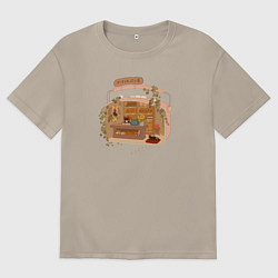 Мужская футболка оверсайз Ведьмина служба доставки: Studio Ghibli