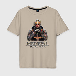 Мужская футболка оверсайз Medieval: Total War logo