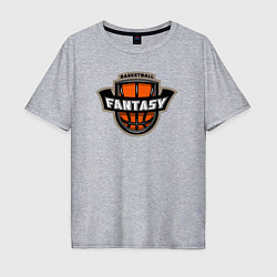 Мужская футболка оверсайз Basketball fantasy