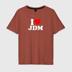 Мужская футболка оверсайз I love JDM