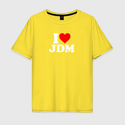 Мужская футболка оверсайз I love JDM