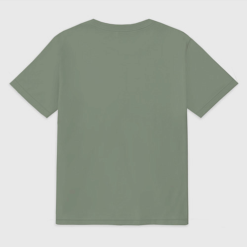 Мужская футболка оверсайз Турнир по баскету / Авокадо – фото 2