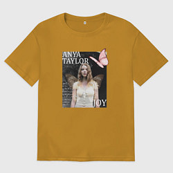 Мужская футболка оверсайз Аня Тейлор - Джой