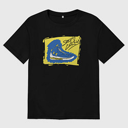 Футболка оверсайз мужская Steph Curry shoes, цвет: черный