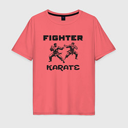 Мужская футболка оверсайз Fighters karate