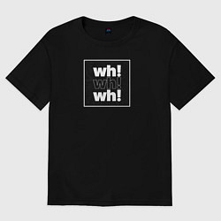 Футболка оверсайз мужская Wh production, цвет: черный
