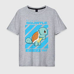 Мужская футболка оверсайз Покемоны Сквиртл Squirtle