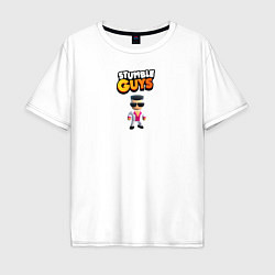 Футболка оверсайз мужская Stumble guys, цвет: белый