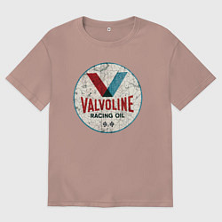 Футболка оверсайз мужская Масло для чемпионов, цвет: пыльно-розовый