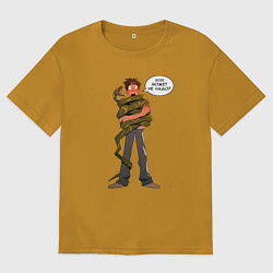 Мужская футболка оверсайз 2025 может не надо