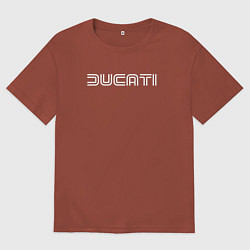 Мужская футболка оверсайз Дух Ducati