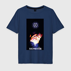 Мужская футболка оверсайз Exo monster