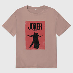 Мужская футболка оверсайз Джокер - Безумие на двоих