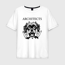 Мужская футболка оверсайз Architects - rock dog