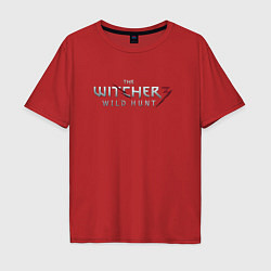 Мужская футболка оверсайз The Witcher 3 logo