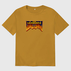 Мужская футболка оверсайз Doom ultimate