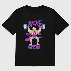 Футболка оверсайз мужская Ricks GYM, цвет: черный