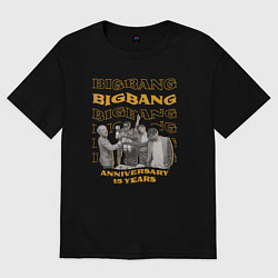 Футболка оверсайз мужская Big bang 15 лет, цвет: черный