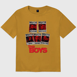 Футболка оверсайз мужская Розыск пацанов The boys, цвет: горчичный