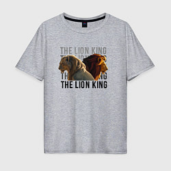 Футболка оверсайз мужская The Lion King, цвет: меланж