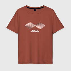 Мужская футболка оверсайз Arctic Monkeys logo