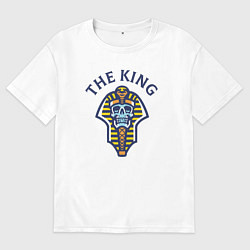 Футболка оверсайз мужская Мёртвый король, цвет: белый