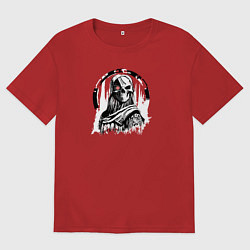 Футболка оверсайз мужская Древнее мастерство, цвет: красный