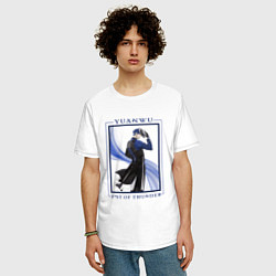 Футболка оверсайз мужская Yuanwu Fist of Thunder, цвет: белый — фото 2