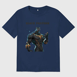 Мужская футболка оверсайз Black Panther marvel rivals