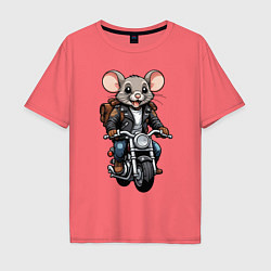 Мужская футболка оверсайз Biker mice